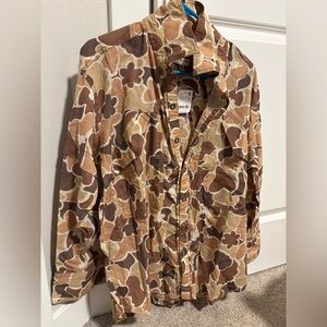 We The Free Brown Floral Shirt size small